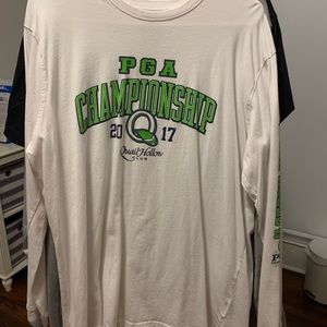 PGA Championship 2017 Quail Hollow Club Golf Long-sleeve T-Shirt Men’s Large